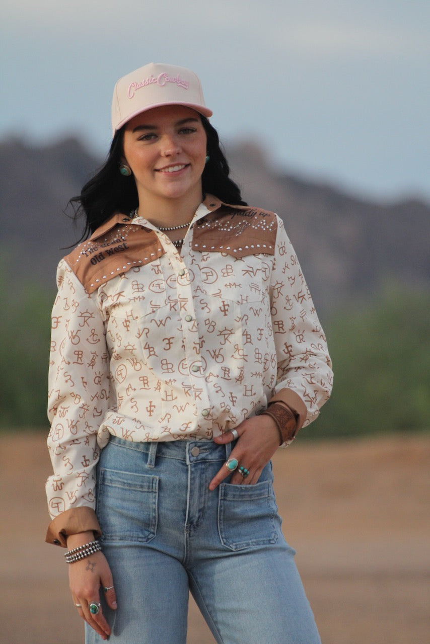 Brand/Cowboy Button Up