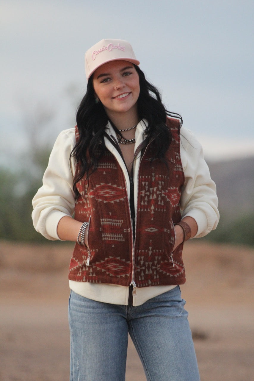 Brown Aztec Vest